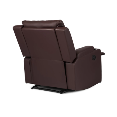 Кресло мягкое раскладное с реклайнером Mebel Elit KOBI Коричневый ME.KOBI/BR/E/FW фото - 3