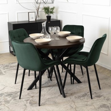 Розкладний обідній стіл Mebel Elit LUGO Горіх - 9 Розкладний обідній стіл Mebel Elit LUGO Горіх ME.LUGO/O/CZ/S фото - 9