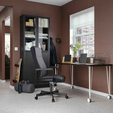 IKEA Письмовий стіл LAGKAPTEN/KRILLE Чорний (ИКЕА ЛАГКАПТЕН/КРИЛЛЕ) 39417489 фото - 3