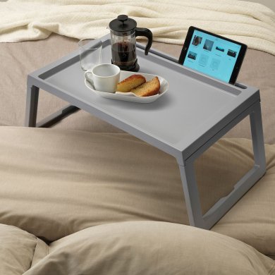 IKEA Столик-піднос KLIPSK Сірий (ИКЕА КЛИПСК) 10327700 фото - 5