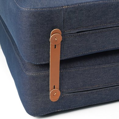 IKEA Кресло мягкое раскладное VARKUMLA Синий (ИКЕА ВАРКУМЛА) 80587704 фото - 12