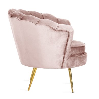 Кресло мягкое Homla SHELLY WELUR Розовый - 2 Кресло мягкое Homla SHELLY WELUR Розовый 161760 фото - 2