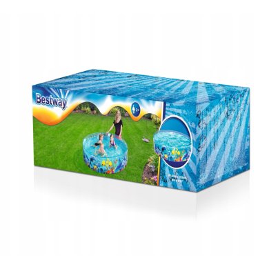 Дитячий каркасний басейн Bestway 55030 183х38 см Принт - 5 Дитячий каркасний басейн Bestway 55030 183х38 см Принт BES55030 фото - 5