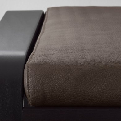 IKEA Кресло-качалка с подставкой POANG Темно-коричневый (ИКЕА ПОАНГ) 59551071 фото - 3