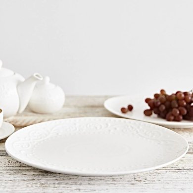 Блюдо Homla SYLIA 25x34 см Белый 218929 фото - 7