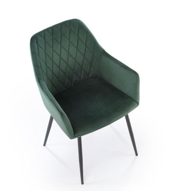 Обеденный стул Halmar K558 Темно-зеленый V-CH-K/558-KR-C.ZIELONY фото - 7