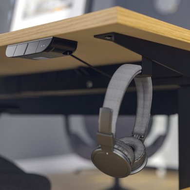 IKEA Письмовий стіл для роботи сидячи/стоячи MITTZON Дуб (ИКЕА МИЦОН) 29528299 фото - 5