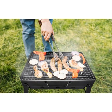 Складаний вугільний гриль Kontrast BBQ1005 Чорний - 14 Складаний вугільний гриль Kontrast BBQ1005 Чорний 5.22.13390 фото - 14