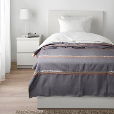 IKEA Плед MAVINN 110х170 см Серый (ИКЕА МАВИНН) 80587681 фото - 6