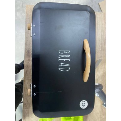 УЦЕНКА Хлебница Homla BIEN 33x24x19 см Черный brak/234518 фото - 2