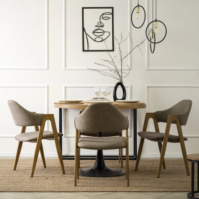 Обідній стілець Mebel Elit RUIZ Бежевий ME.RUIZ/BZ/T/K фото - 10