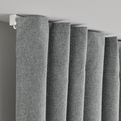 IKEA Шторы ROSENMANDEL 135х300 см 2 шт Серый (ИКЕА РОЗЕНМАНДЕЛ) 00536247 фото - 4