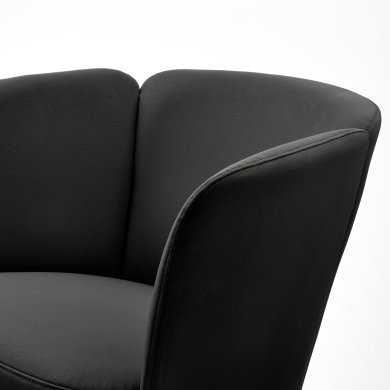 IKEA Крісло м'яке HERRAKRA Чорний (ИКЕА ЭРРАКРА) 20535548 фото - 5