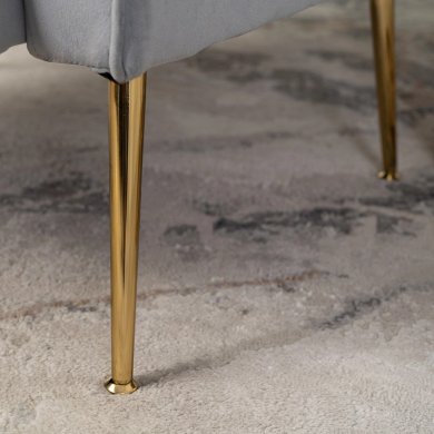 Кресло мягкое Mebel Elit DIANA Welur Серый - 15 Кресло мягкое Mebel Elit DIANA Welur Серый ME.DIANA/P/ZL/V/FW фото - 15