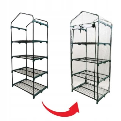 Парник теплиця Kontrast 68x51x160 см Прозорий 5.90.20223 фото - 3