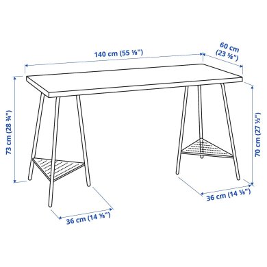 IKEA Письменный стол LAGKAPTEN/TILLSLAG Белый (ИКЕА LAGKAPTEN/TILLSLAG) 69417204 фото - 2