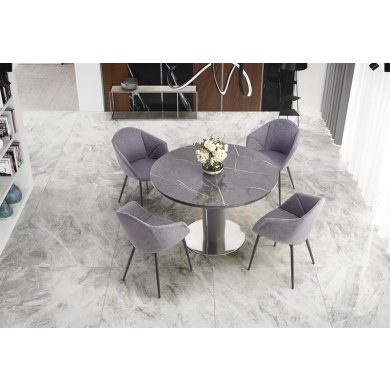 Розкладний обідній стіл Halmar RICARDO Marmur Попелястий - 9 Розкладний обідній стіл Halmar RICARDO Marmur Попелястий V-CH-RICARDO-ST фото - 9