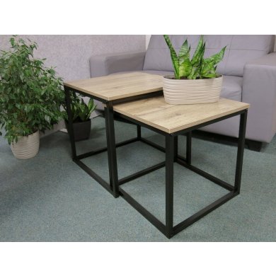 Комплект журнальных столов Kontrast SK101 2 шт Дуб сонома 6.06.28192 фото - 5