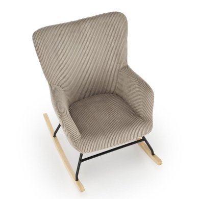 Кресло-качалка мягкое Halmar BELMIRO Пепельный - 7 Кресло-качалка мягкое Halmar BELMIRO Пепельный V-CH-BELMIRO-FOT-POPIELATY фото - 7