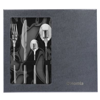 Набір столових приладів Homla APERI 24 шт. | Сріблястий - 6 Набір столових приладів Homla APERI 24 шт. | Сріблястий 160643 фото - 6