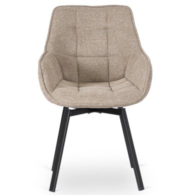 Обеденный стул поворотный Mebel Elit LUNA 2 Бежевый ME.LUNA2/BZ/T/K фото - 2