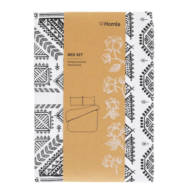 Комплект постельного белья Homla TROIS 160x200 см Принт 213483 фото - 6