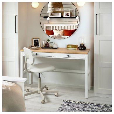 Письмовий стіл HEMNES Сосна - 4 IKEA Письмовий стіл HEMNES Сосна (ИКЕА ХЕМНЭС) 30534954 фото - 4