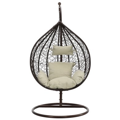 Підвісне крісло-кокон Garden Line FAT1050 Коричневий FAT1050 фото - 3