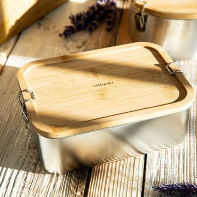 Ланч-бокс Homla NUKKA 1,6 л Сріблястий - 8 Ланч-бокс Homla NUKKA 1,6 л Сріблястий 218082 фото - 8