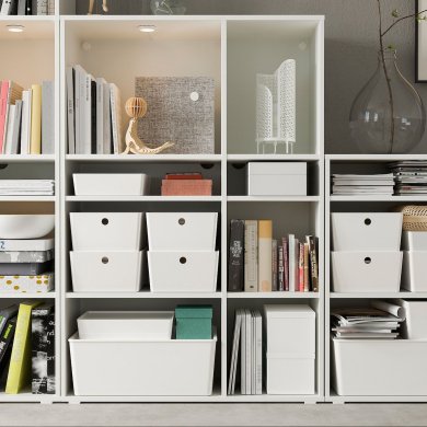 Стелаж VIHALS Білий - 3 IKEA Стелаж VIHALS Білий (ИКЕА ВИХАЛС) 80483283 фото - 3