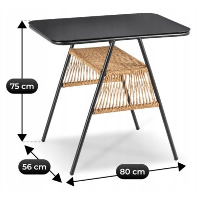 Комплект садових меблів Mebel Elit TRISTE Коричневий ME.TRISTE/BR/RT/OGR/ZES фото - 11