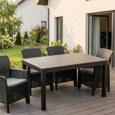 Раскладной садовый стол Mebel Elit ARGOS 140-180 см Темно-серый ME.ARGOS/140-180/P/CZ/OGR/S фото - 7