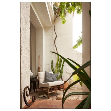 IKEA Подушка на спинку FROSON/DUVHOLMEN 62x44 см Бежевый (ИКЕА FRÖSÖN/DUVHOLMEN) 79253103 фото - 8
