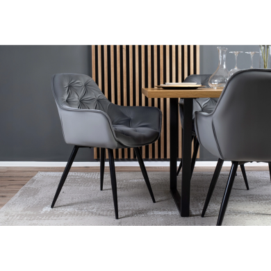Обідній стілець Mebel Elit POLA Сірий ME.POLA/P/V/K фото - 4