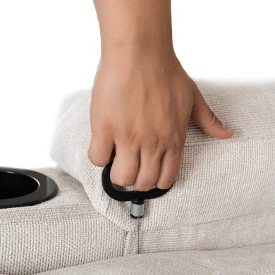 Крісло м'яке розкладне масажне з реклайнером Mebel Elit BOX 2 Бежевий ME.BOX2/BZ/T/FW фото - 10