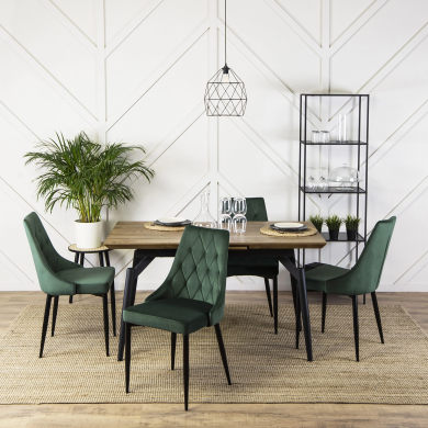 Обеденный стул Mebel Elit CORK Welur Зеленый ME.CORK/Z/V/K фото - 6