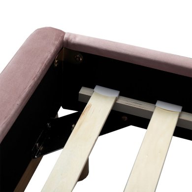 Ліжко Homla KARALIUS Welur 160x200 см Рожевий 207729 фото - 6