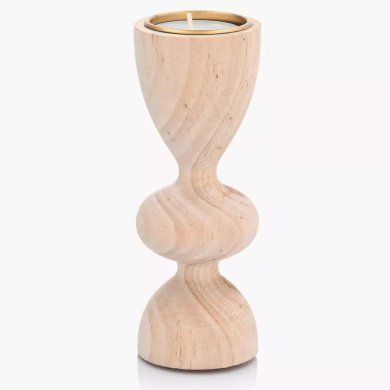 Подсвечник Duka Natural Scandi 13 см | Дерево 2221030 фото - 2