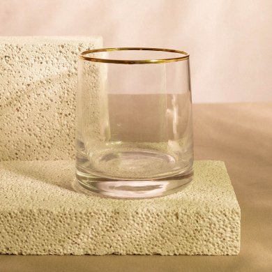 Склянка Homla ELODIA 0,25 л | Прозорий / Золотий - 4 Склянка Homla ELODIA 0,25 л | Прозорий / Золотий 211256 фото - 4