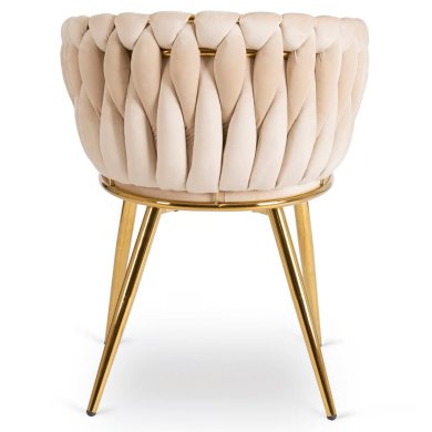 Обідній стілець Mebel Elit CAPI Welur Кремовий ME.CAPI/KR/ZL/V/K фото - 4