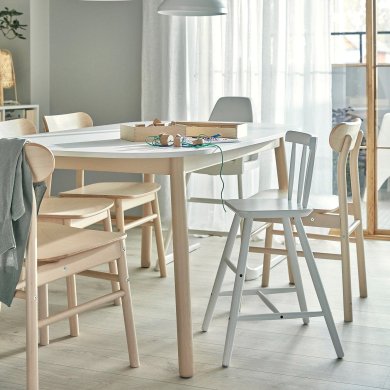 IKEA Стілець дитячий AGAM (ИКЕА АГАМ) 90253535 фото - 13