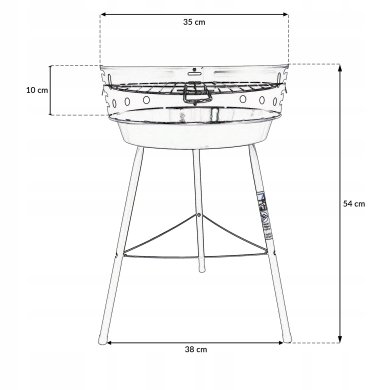 Вугільний гриль Kontrast BBQ1007 Чорний - 9 Вугільний гриль Kontrast BBQ1007 Чорний 5.22.14126 фото - 9