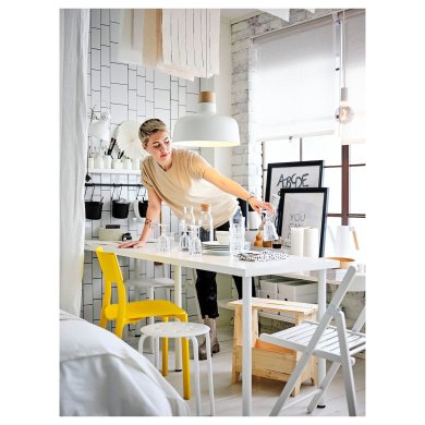 IKEA Стільниця LAGKAPTEN 200х60 см Білий (ИКЕА ЛАГКАПТЕН) 00460836 фото - 3