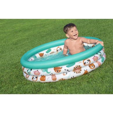 Надувной детский бассейн Bestway 51008 102х25 см Принт BES51008 фото - 12
