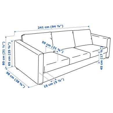 IKEA VIMLE (ИКЕА ВИМЛЕ) 99306643 фото - 5