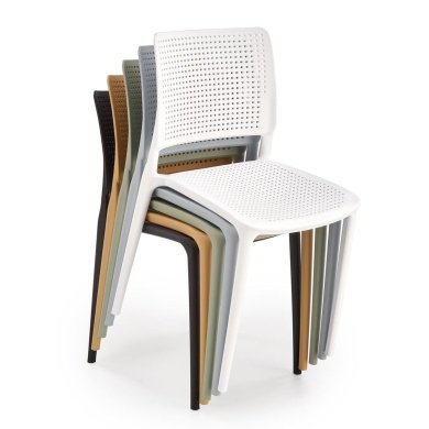 Садовый стул Halmar K514 Белый - 14 Садовый стул Halmar K514 Белый V-CH-K/514-KR-BIAŁY фото - 14