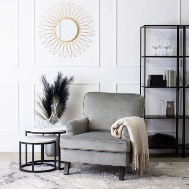 Крісло м'яке Mebel Elit JARI Сірий ME.JARI/P/V/FW фото - 6