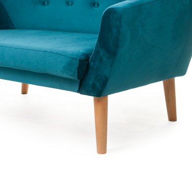 Диван Signal Nordic 2 Velvet | Бирюзовый (Bluvel 85) NORDIC2V85-P фото - 5