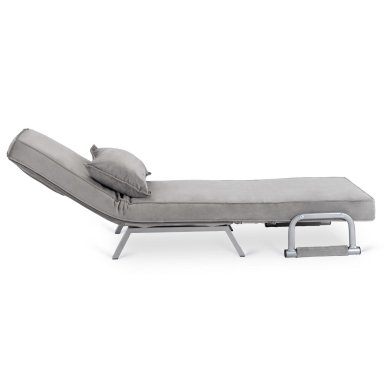 Крісло м'яке розкладне Mebel Elit BART Welur Сірий ME.BART/P/V/FW фото - 9