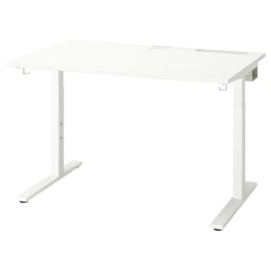 IKEA Модуль для стола MITTZON 120x12 см Белый 10531268 фото - 4